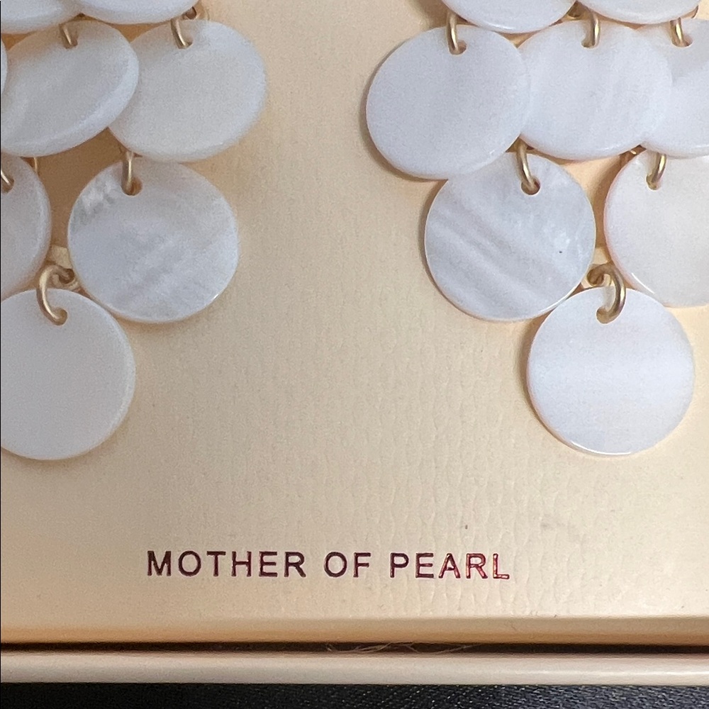 Camila Coelho | Mother of Pearl Dangle Earrings - Picture 9 of 9
